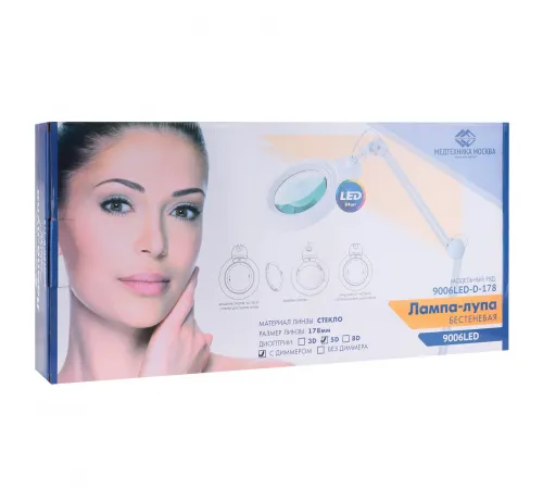 Лампа бестеневая с РУ (лампа-лупа) Med-Mos 9006LED (9006LED-D-178)