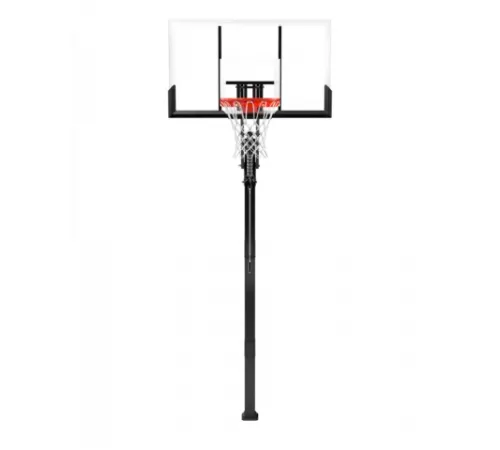 Баскетбольная стационарная стойка, акрил Spalding 54 " Gold In-Ground Арт. 881365CN