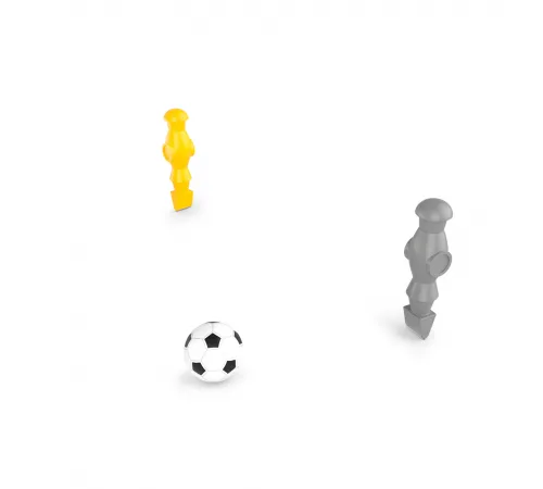 Игровой стол UNIX Line Футбол - Кикер (125х61 см) Grey Wood