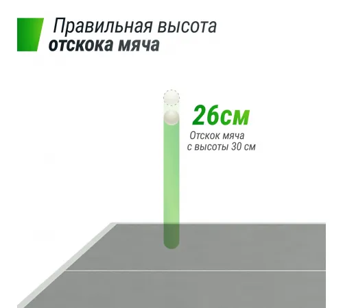 Антивандальный теннисный стол UNIX Line 14 mm SMC (Grey/Red)