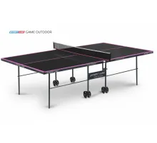 Теннисный стол Game Всепогодный с сеткой Black